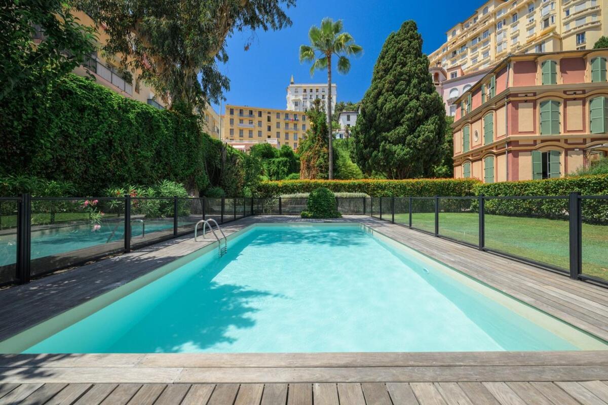 Le Coq Wagner - Parking - Air Conditioning - Pool Apartment Menton Exterior photo